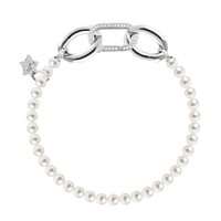 Bracelet Rebecca Femme Diva Pearls in Aluminium Perla BDABBB01
